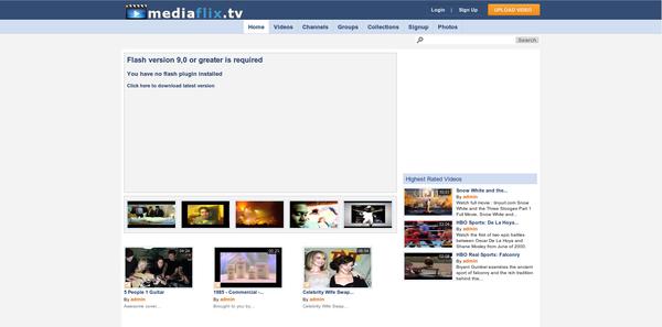 mediaflix video sharing website